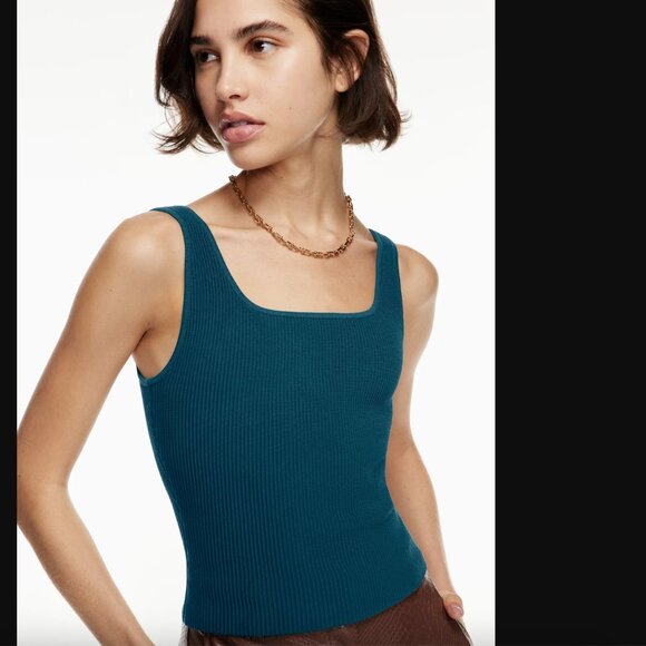 Babaton Sculpt Knit Squareneck Tank - Picture 3 of 3